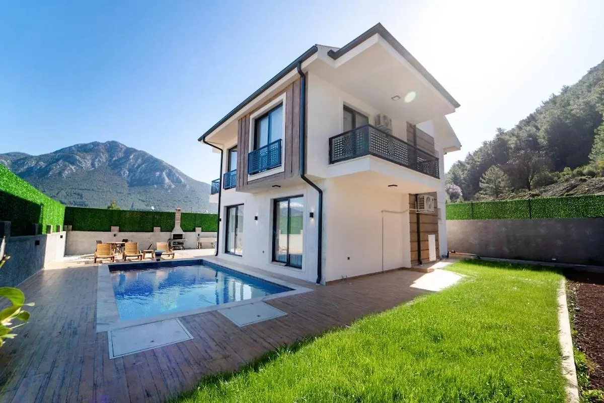 Doganin Icinde, Oezel Havuzlu, Bahceli Villa Fethiye